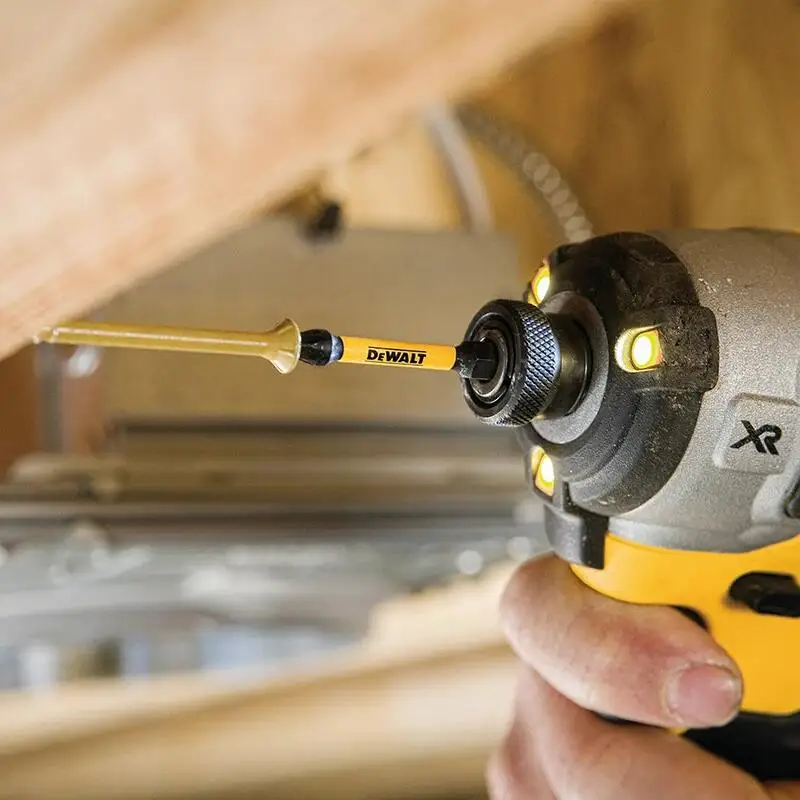 DEWALT PH2 25mm 57mm 63.5mm cacciavite elettrico Bit trapano avvitatore a percussione a lunga durata lavorazione del legno utensili elettrici originali Set di teste