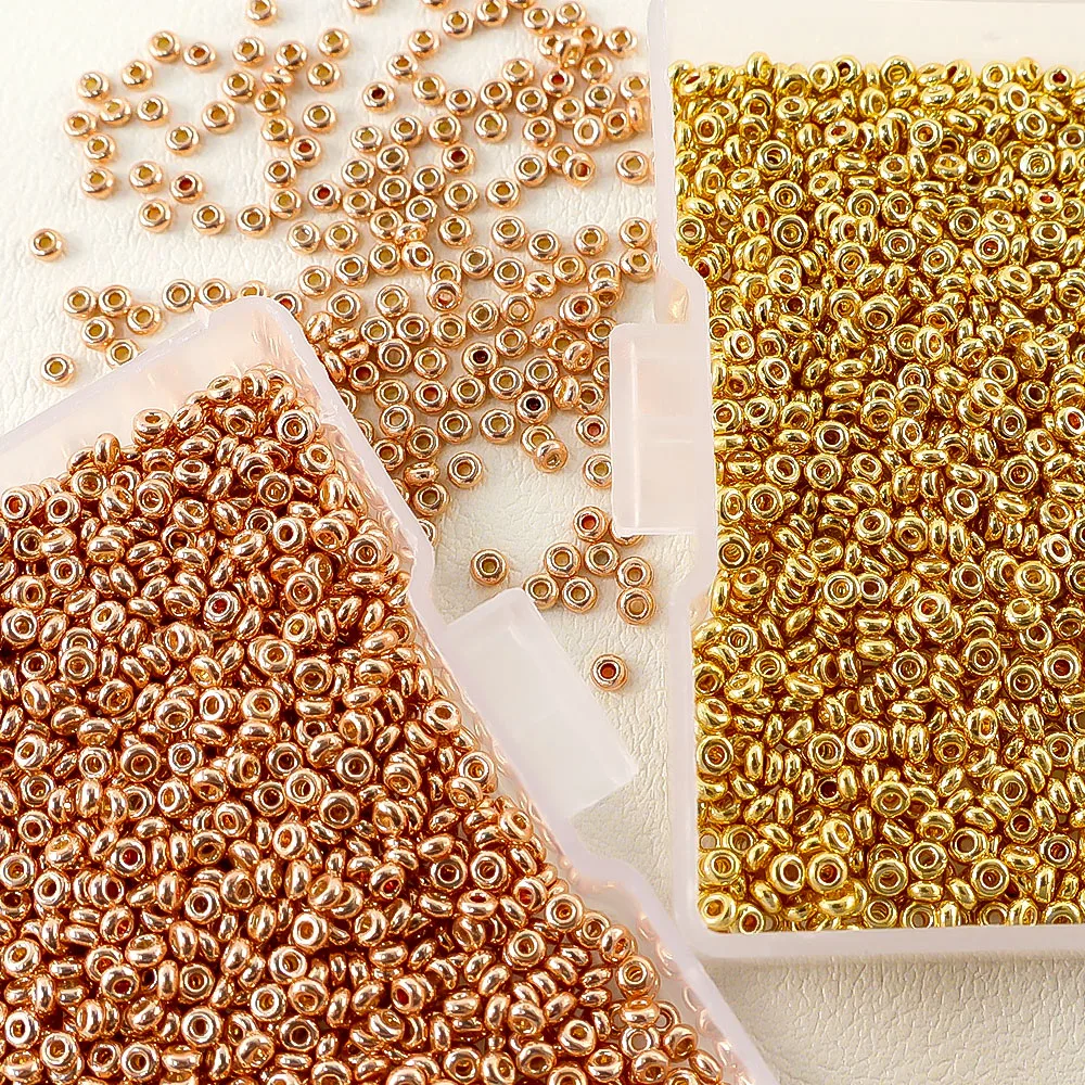 Imported from Japan TOHO-Demi Metallic Round Beads Jewelry Accessories for All Kinds of DIY Fine Beads and 10g Packs