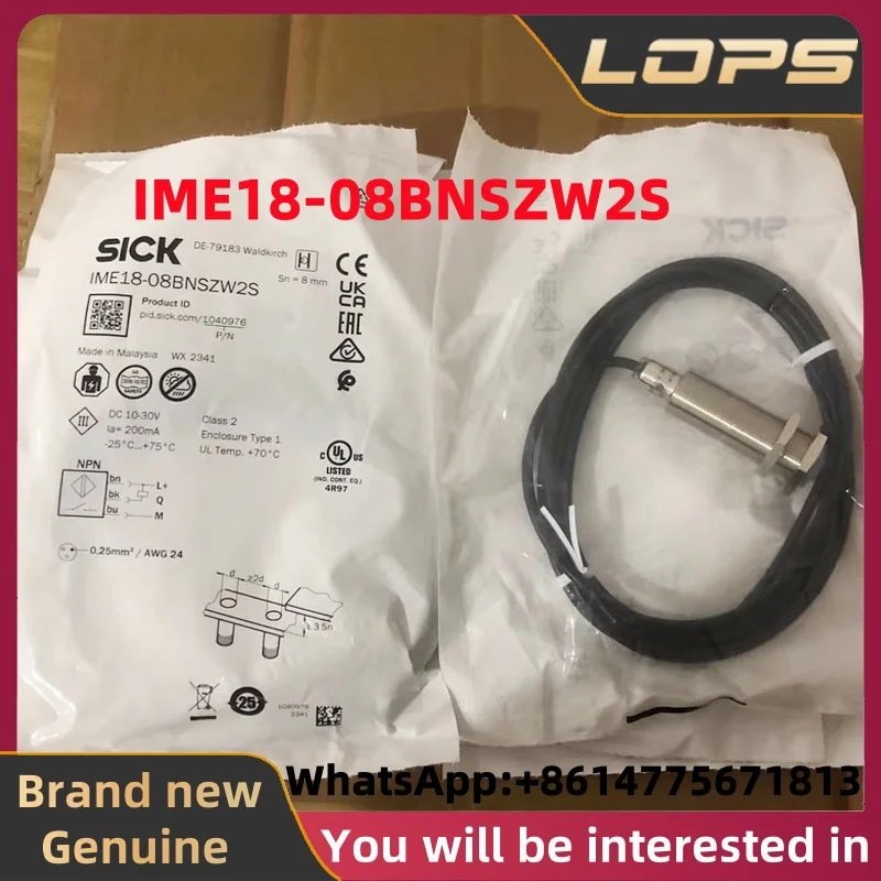 IME18-08BNSZW2S Brand new original SICK Order number 1040976 Proximity switch sensor, welcome to consult