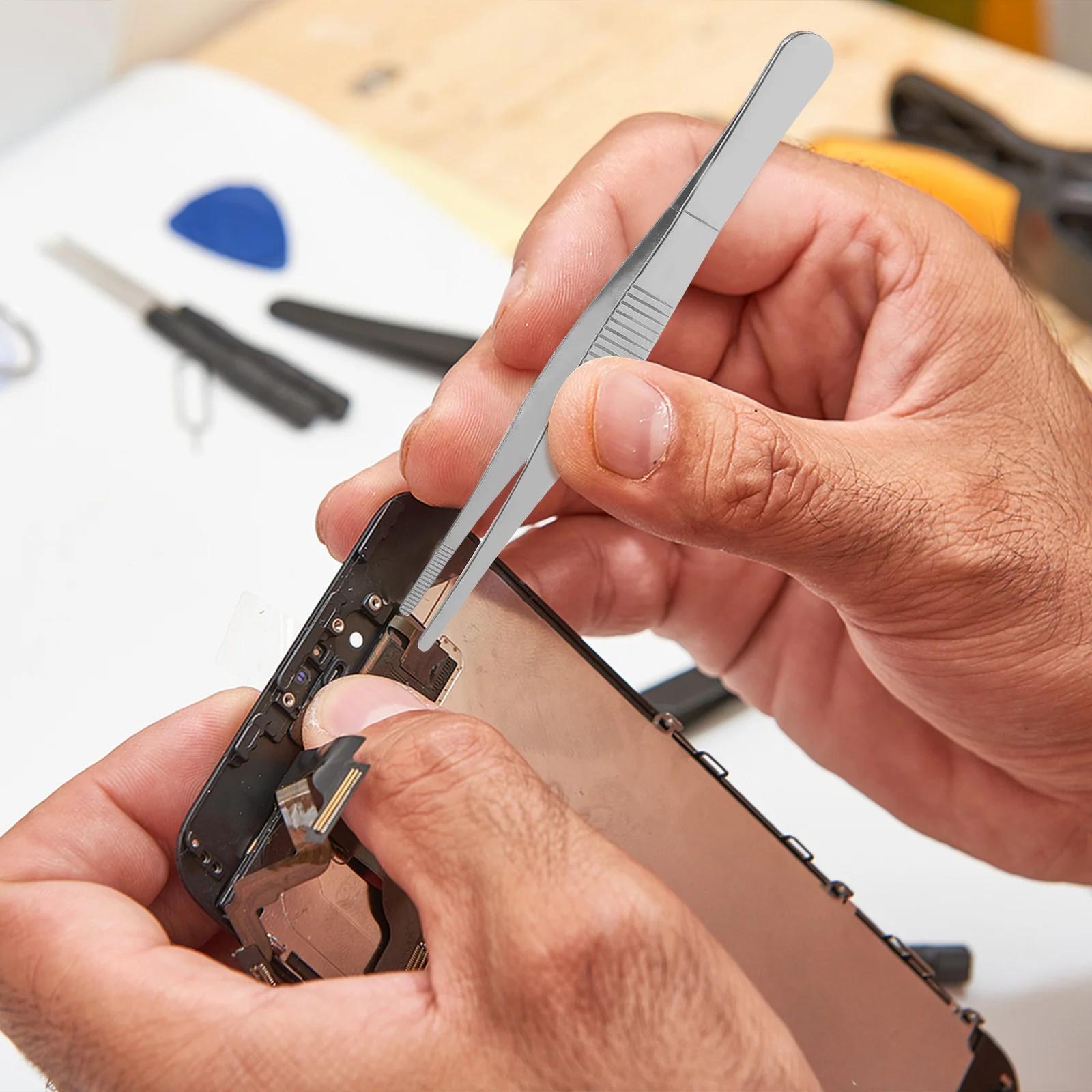 5 قطعة مجموعة ملاقط البستنة الفولاذ المقاوم للصدأ أدوات زراعة صغيرة للعصارة المدمجة حديقة أداة اليد زراعة عملية #3