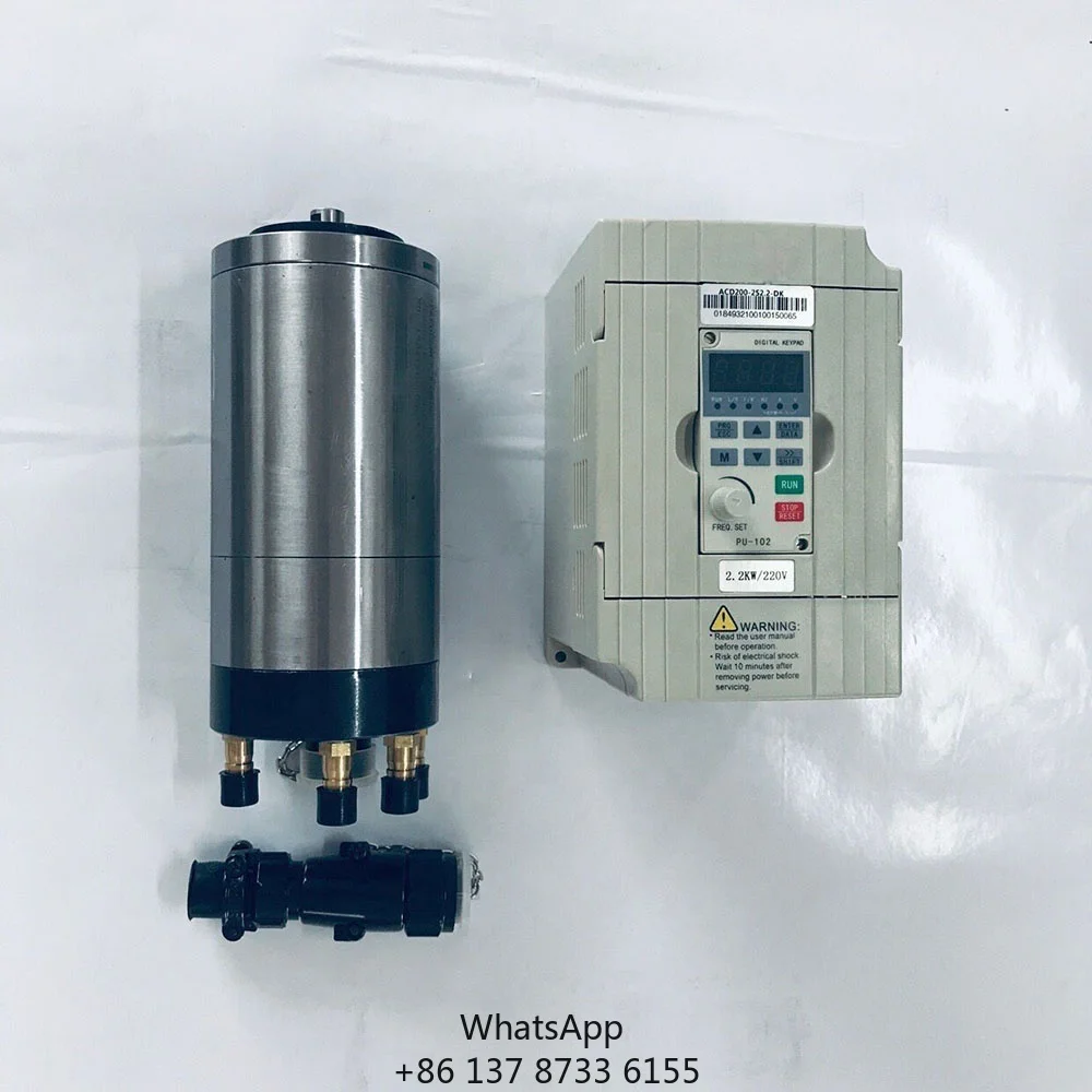 90000rpm 2kw 220v 6A 1500Hz Grinding Machine Spindle Motor/electric Spindle And 2.2 Kw 220v VFD / Variable-frequency Drive