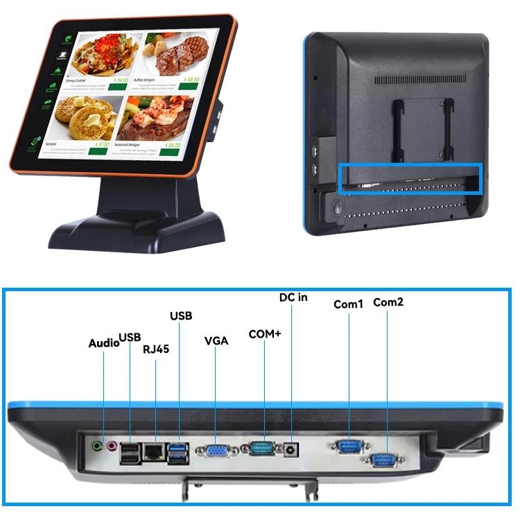 Point of Sale System All in One Touch Screen Pos Terminal Retail Pos System Pc Cash Register Cashier Machine for Small Business