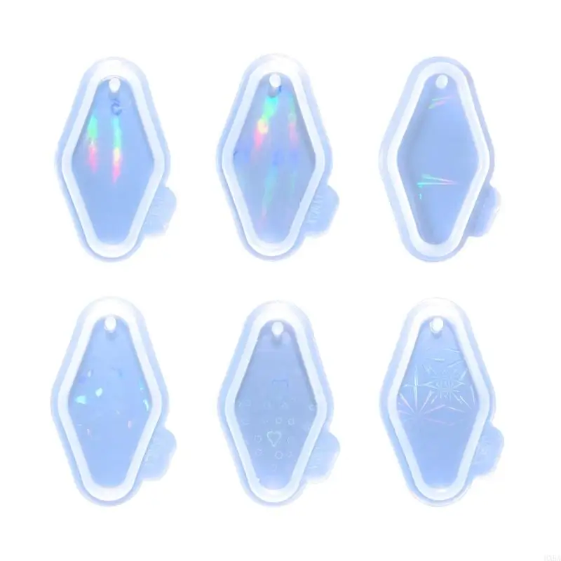 

HXBA Keychain Casting Silicone Mold for DIY Keychain Pendant Craft Jewelry Making