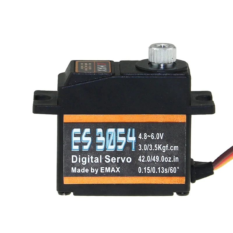 1pcs EMAX ES3003 ES3004 ES3053 ES3054 17g Plastic/Metal Analog/Digital Gear Servo for F3A 3D Airplane Model