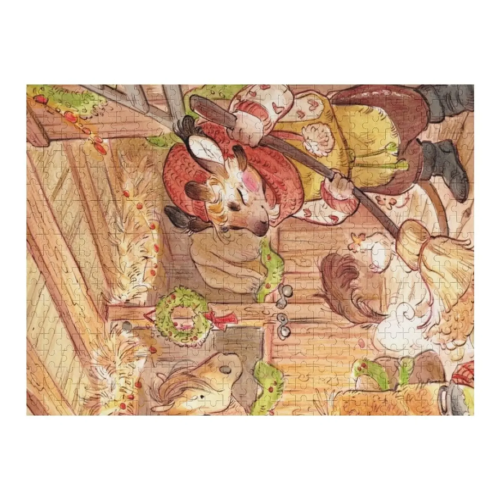 

Nisse: A Tidy Home Jigsaw Puzzle For Children Wooden Name Custom Personalized Jigsaw Pieces Adults Puzzle