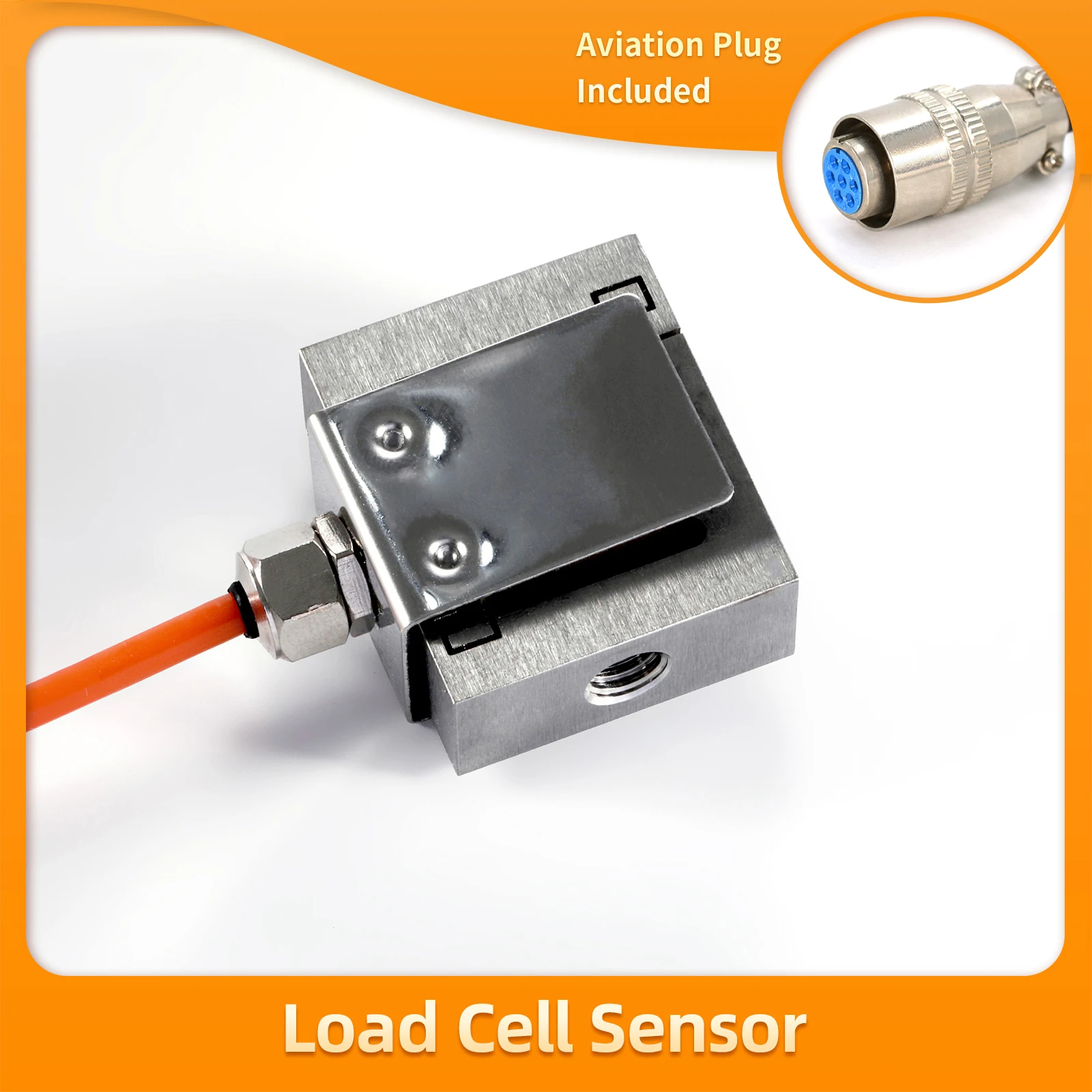 Micro S Load Cell Sensor Weight Sensor Electronic Scale, tensile and compression bidirectional force 5KG 10KG 20KG 30KG 50KG