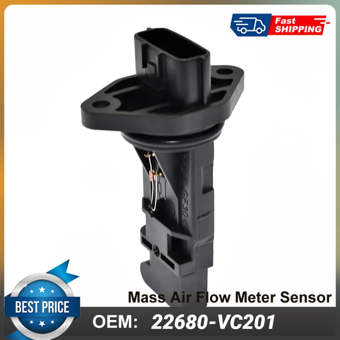 22680-VC201 Mass Air Flow Meter MAF Sensor For Nissan Patrol TB48DE 4.8L 2001-05