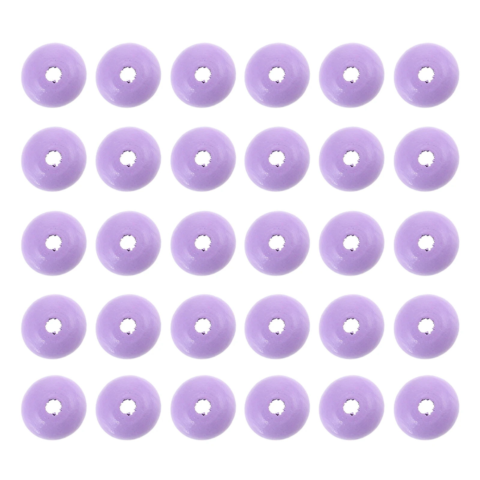 

100Pcs Wooden Beads DIY Jewelry Making Material Durable Smooth Surface Loose Spacer Beads for Crafts Bracelet Necklace