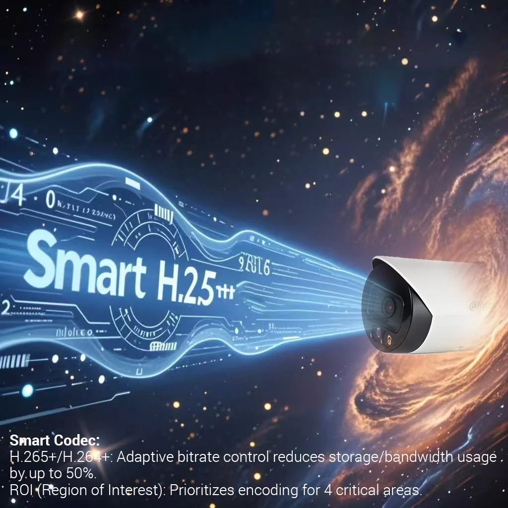 Dahua WizSense 4MP 8MP Full Color Camera Outdoor 4K  POE Security Cam With Mic Smart IR Warm Light HFW2849S-S-IL HFW2449S-S-IL