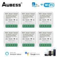 eWeLink WiFi Mini Smart Switch 16A 2-Way DIY Switches Wireless  Timer Voice Control Smart Home Module Support Alexa Google Home