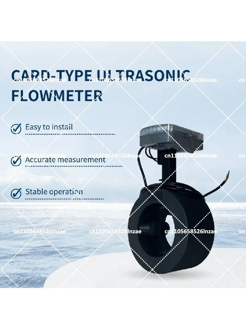 Clamp-on Ultrasonic Flow Meter for Liquid, Non-Invasive Water Measurement for Agriculture Irrigation
