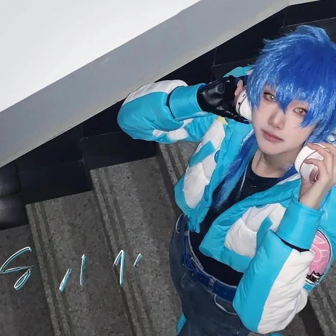 DMMD Dramatic Murder Le Matsuda Outerwear Cosplay Vest Loose Fit Long Sve ort Length Zipper Closure Cartoon Anime