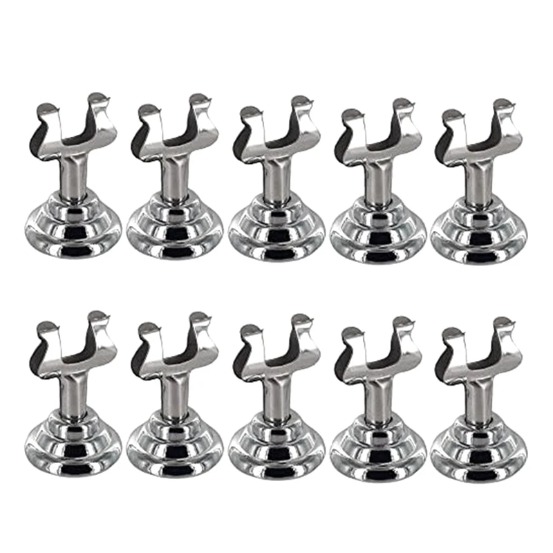 Label Clip Metal Pack Of Wedding Place Card Table Numbers Holders For Restaurants, Cafes And Cake Shops