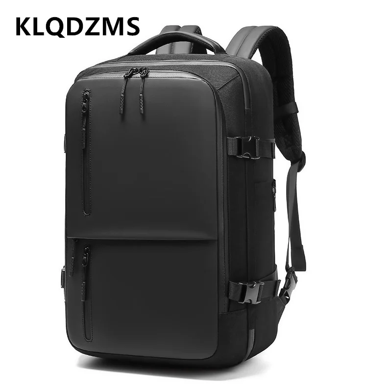 KLQDZMS High Quality Backpack Oxford Cloth Multifunctional Waterproof Business Travel Bag Large Capacity Laptop Shoulder Bag