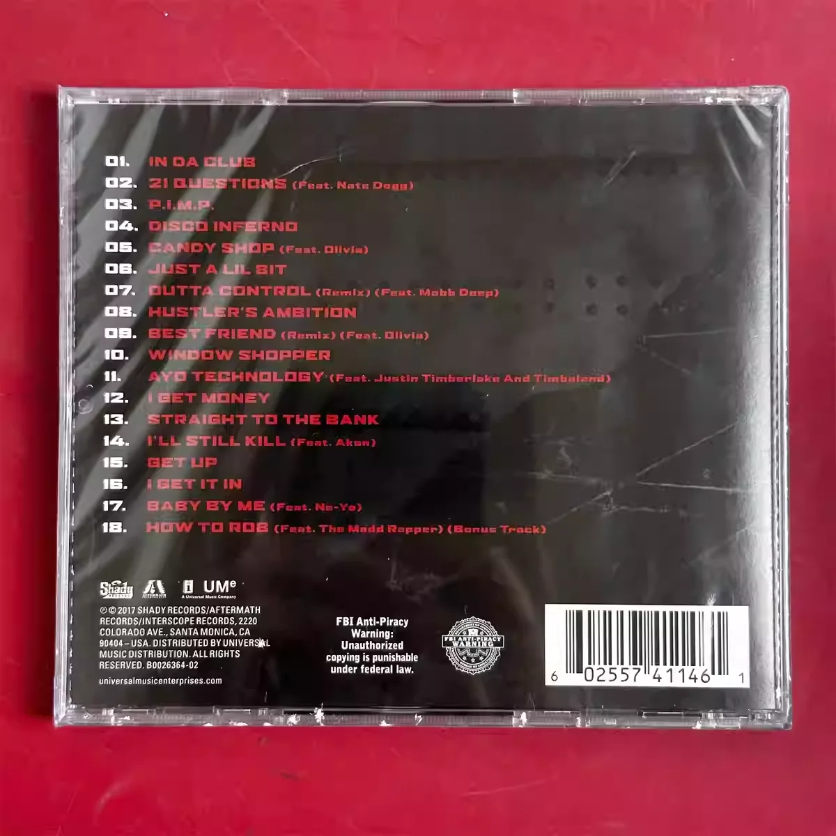 Gangsta Rap & Pop Album 50 Cent Music CD Best of Music Record Cosplay Walkman Car Soundtracks Box Gifts Party Music Collection view 2