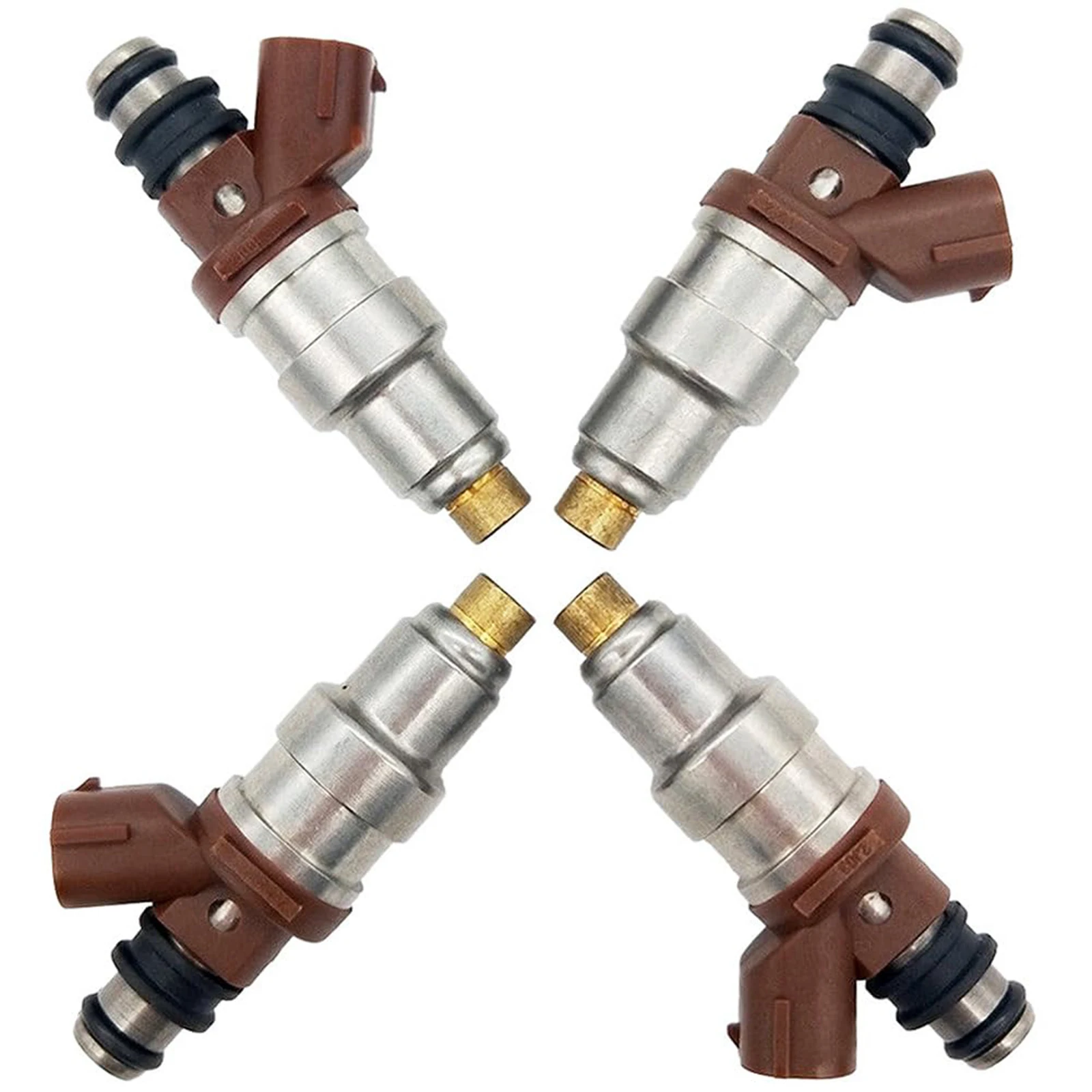 4pcs Fuel Injectors 23250-75050 Compatible with Tacoma 1995-2000 T100 1996-1998 2.7L Engine