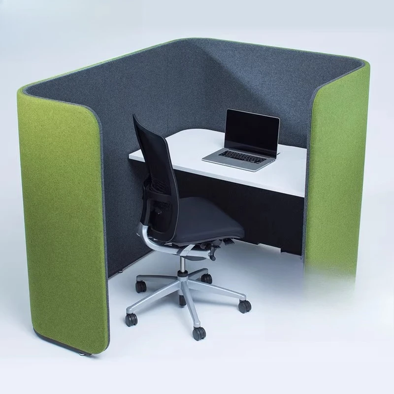 

New designer soft bag fabric office workstation private semi-cover special-shaped surrounding sharing personalized open