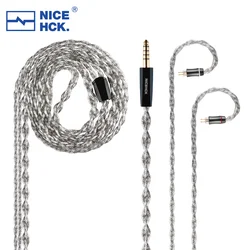 NiceHCK GreyDragon 18AWG Earphone Cable Type7S British Imported Conductor MMCX/0.78 2Pin for F1Pro Performer8 S12 Pro Asgard OH5