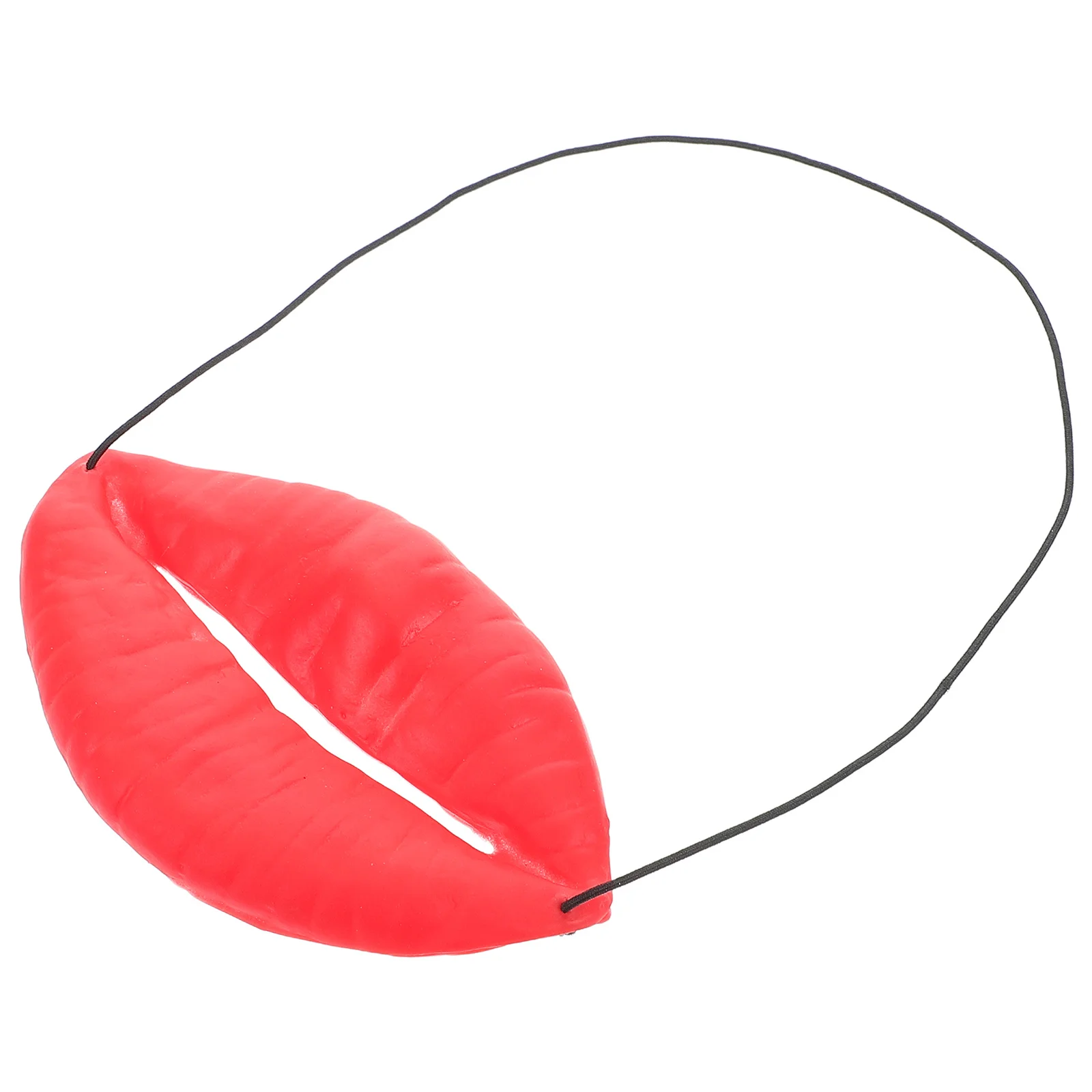 

Red Big Lip Prank Props Wedding Day Dress Up Mouth Cosplay Party Clown Performance Supplies Performance Big Mouth