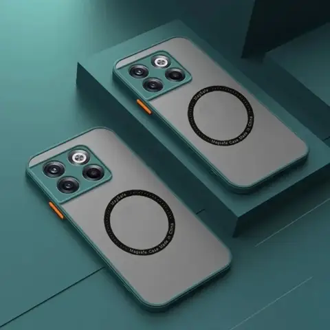 For Magsafe Luxury Silicone Phone Case for Oneplus 12 11 9 R RT 8 7 10 10T Pro Magnetic Wireless Charging Cover