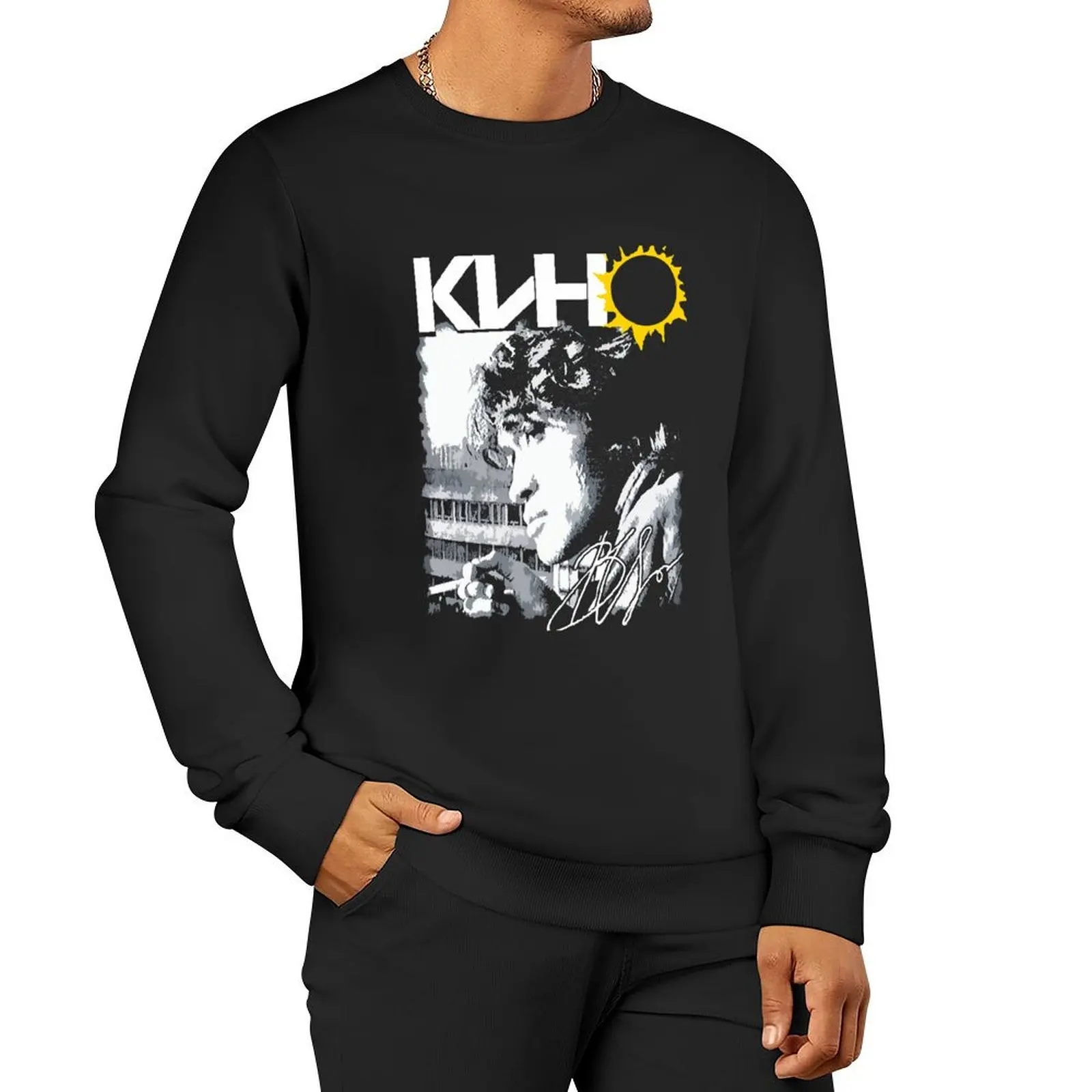 

Viktor Tsoi (Виктор Цой), KINO Rock Band Classic Pullover Hoodie aesthetic clothing new sweatshirts