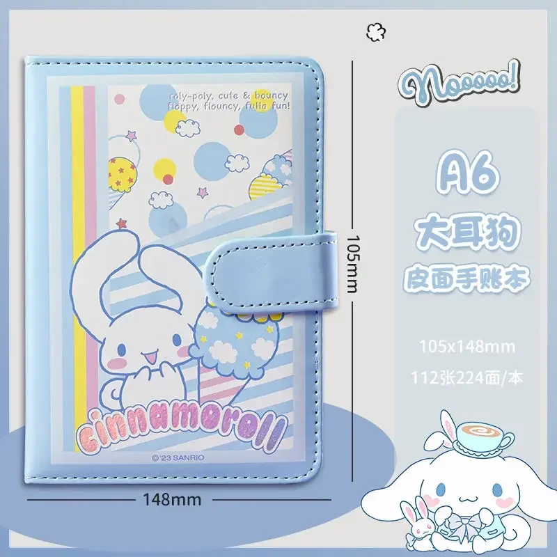 Süße Kuromi Anime Sanrio Kawaii Student Hand Ledger Nette Cartoon Cinnamoroll Schreibwaren Kinder Schnalle Notizblock Notebook Geschenke