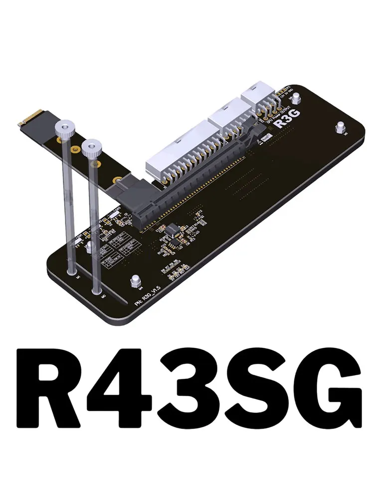 Adaptateur eGPU ADT-Link PCIe x16 vers M.2 NVMe R43SG 4.0 pour NUC / ITX / STX / Ordinateur portable