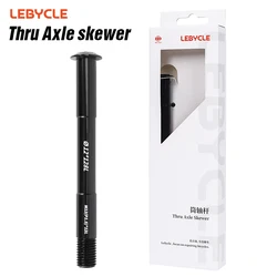 LEBYCLE MTB Thru Axle Road Bike Shaft Front Rear Skewers Cap 12mm 15mm Wheel Axis Hub X-12 Nut 15x100 12x142 12x100 12x148 15x11