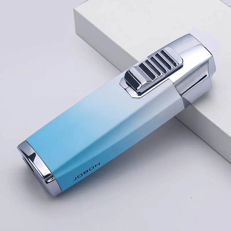 New Three Fire Direct Injection Lighters, Cigar Lighters, Men's Gifts, Collectible Gadgets, High-end Gradient Lighters