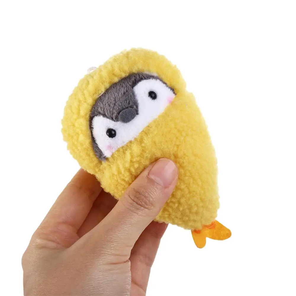 Gifts Bag Ornament Animal Octopus Key Ring Breakfast Series Keyring Penguin Plush Keychain Bag Pendant Penguin Plush keyring