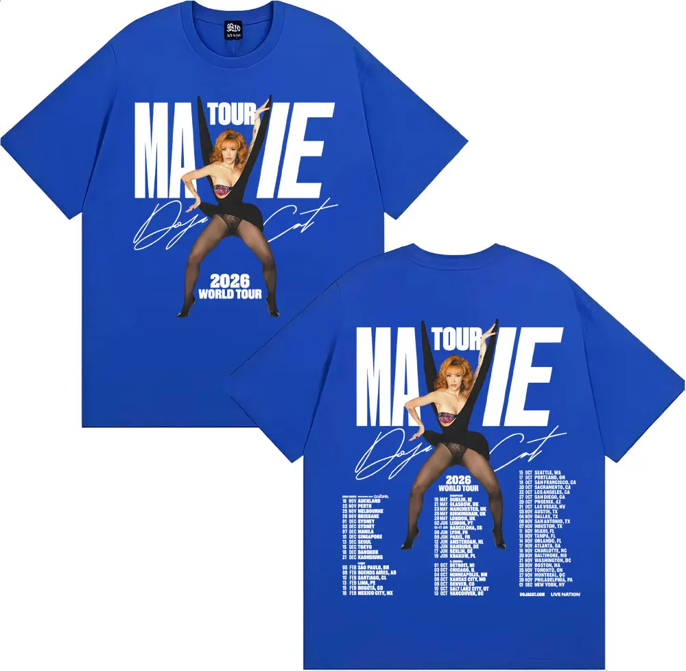 Doja Cat Ma Vie World Tour 2026 Merch T Shirt Men Women Fashion 