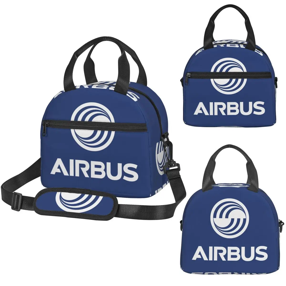 

Изолированная сумка для обедов с логотипом Airbus для детей, школьная термосумка-холодильник, портативные ланч-боксы