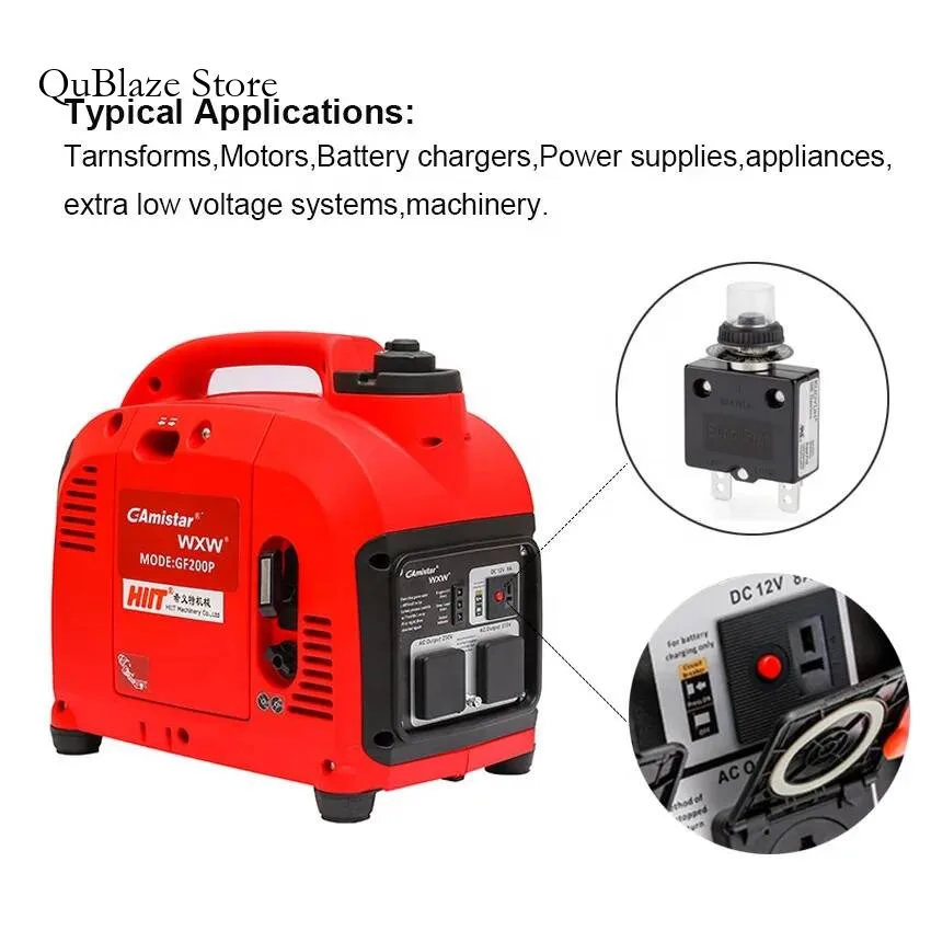 Kuoyuh 98 Series 30A Manual Reset Pump Motor Thermal Protector Circuit Breakers