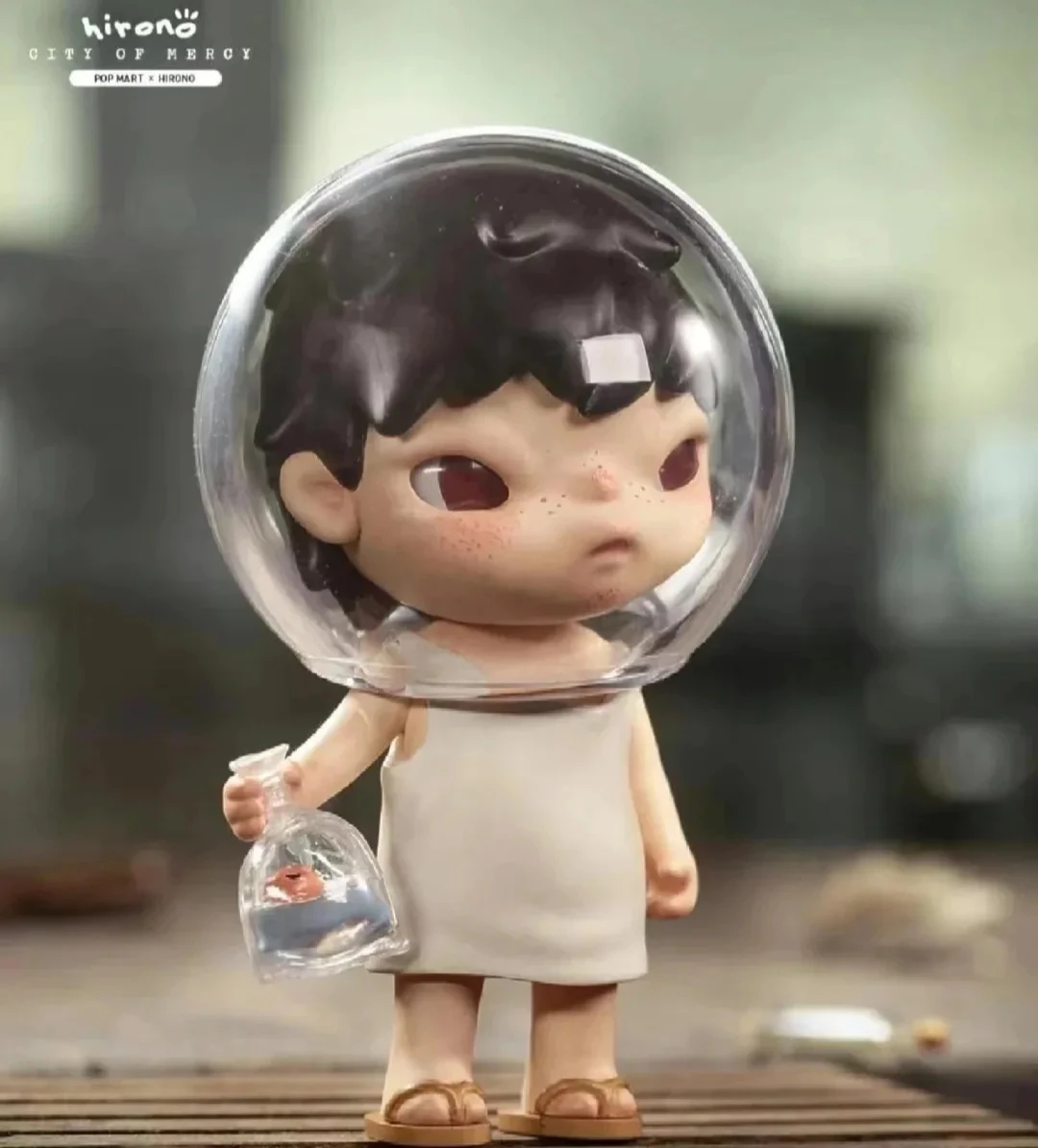 

POPMART HIRONO City of Forgiveness Series, маленькая дикая слепая коробка, милая игрушка для коллекции, украшение дома, подарки-сюрпризы