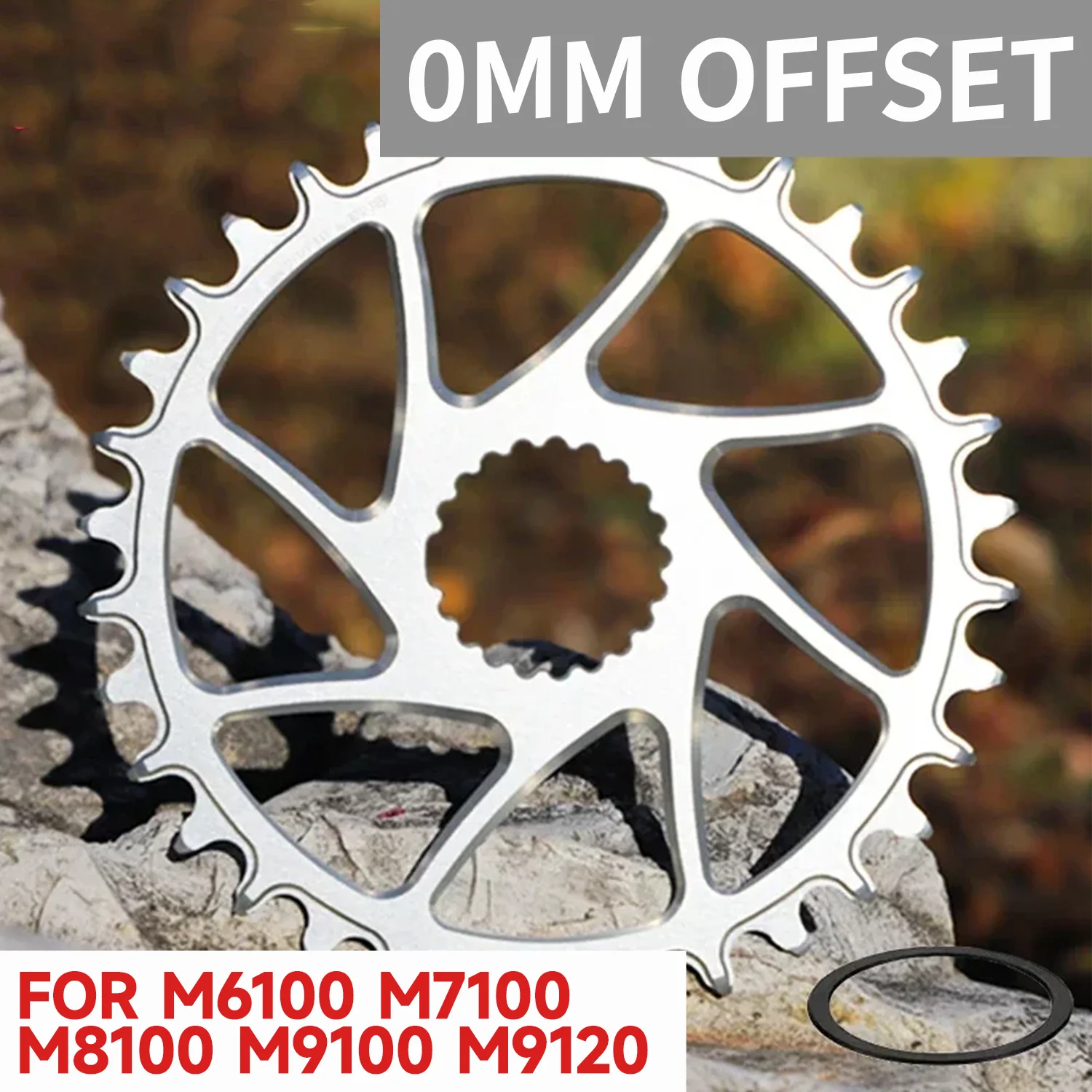 

0mm Offset Direct Mount Chainring Narrow Wide 30t 32t 34t 36t 38t 40t 42t 44t Sprocket For M6100 M7100 M8100m9100 M9120 Mtb