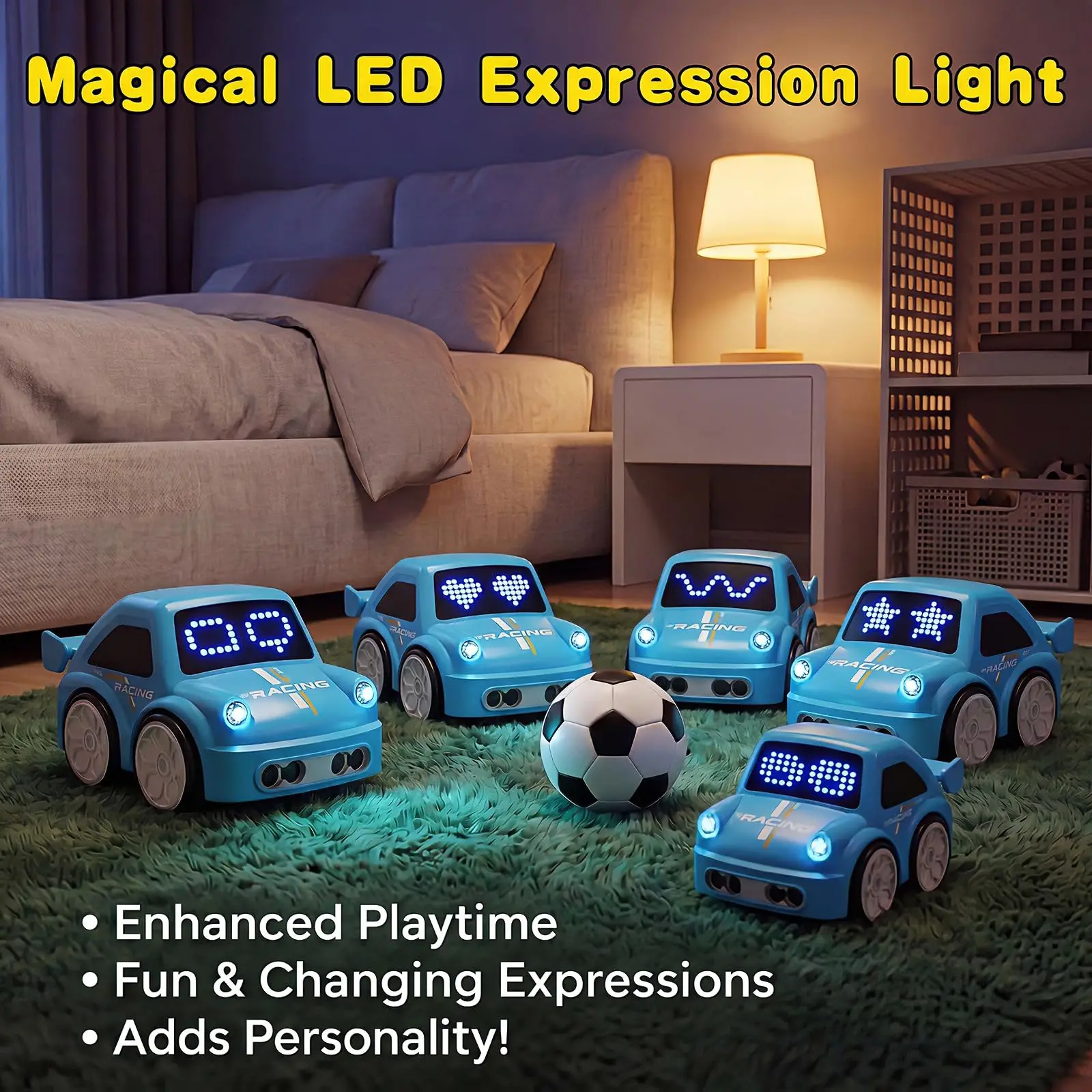 Smart Mini RC Car Gesture Line Follow Automatic Obstacle Avoidance Robot Desktop Children's Educational Toys for Kids Boy Gifts