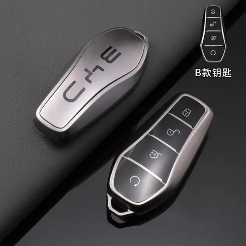 Silver TPU Car Flip Remote Key Case Cover Holder Shell Fob For BYD Song Plus Atto 3 Han EV Tang DM Qin Seal Dolphin Accessories - Image 11