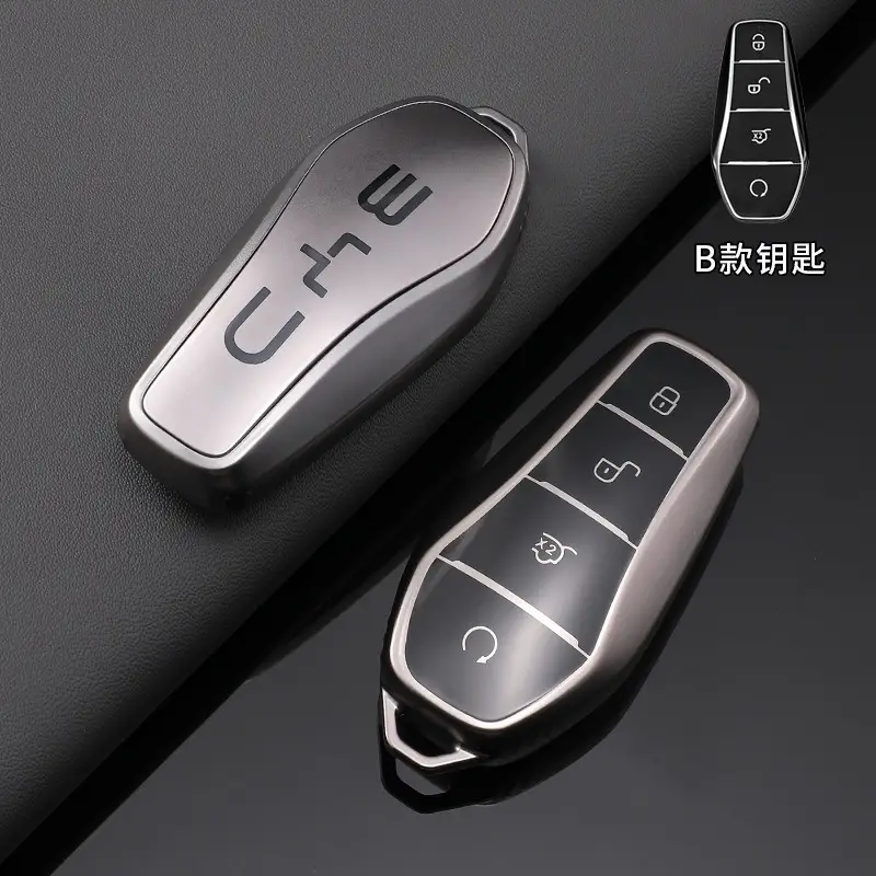 Silver TPU Car Flip Remote Key Case Cover Holder Shell Fob For BYD Song Plus Atto 3 Han EV Tang DM Qin Seal Dolphin Accessories - Image 11