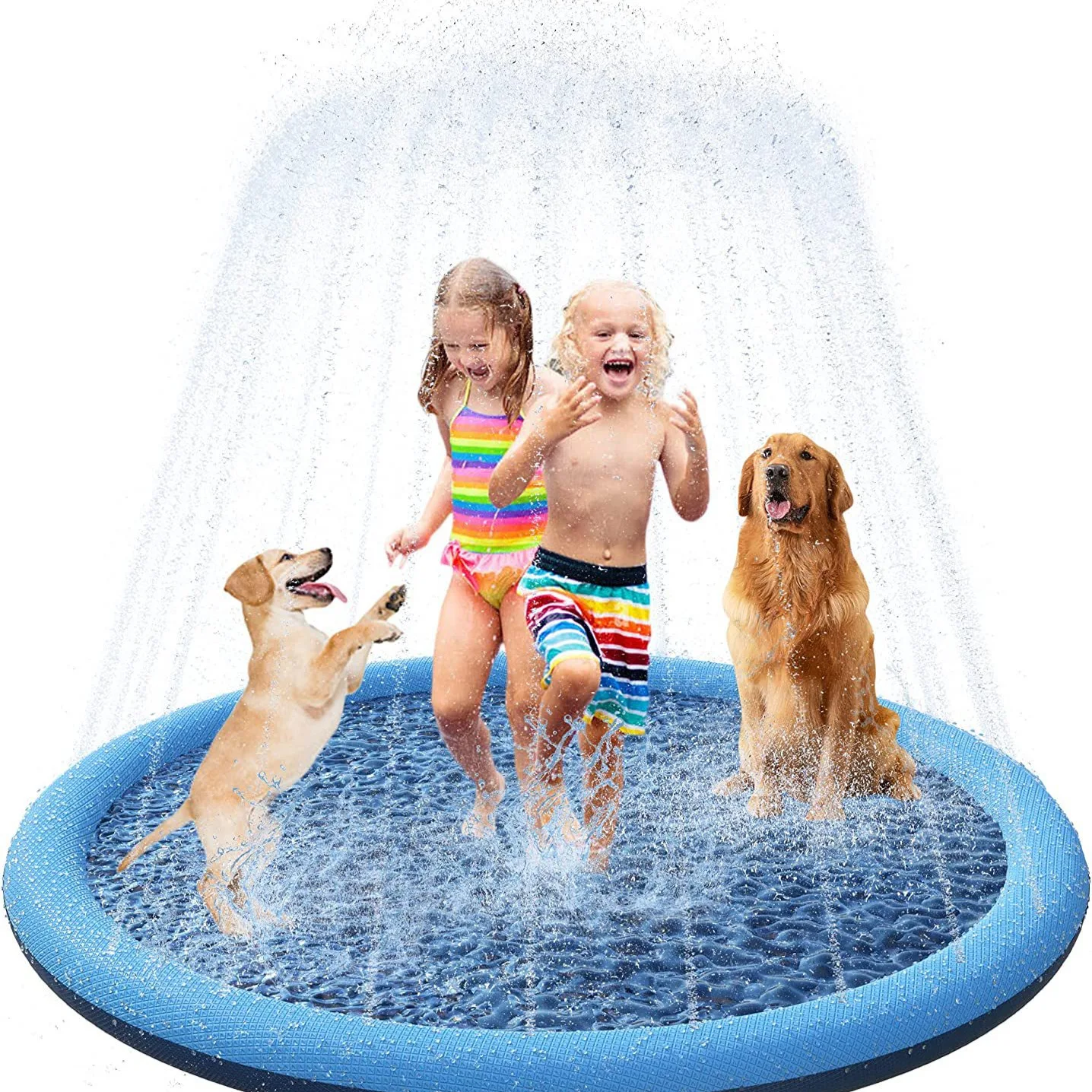 Fuente de agua para piscina, juego de diversión con agua, salón inflado de PVC, flotantes, baño de verano para niños, piscinas, playa, juguetes de jardín