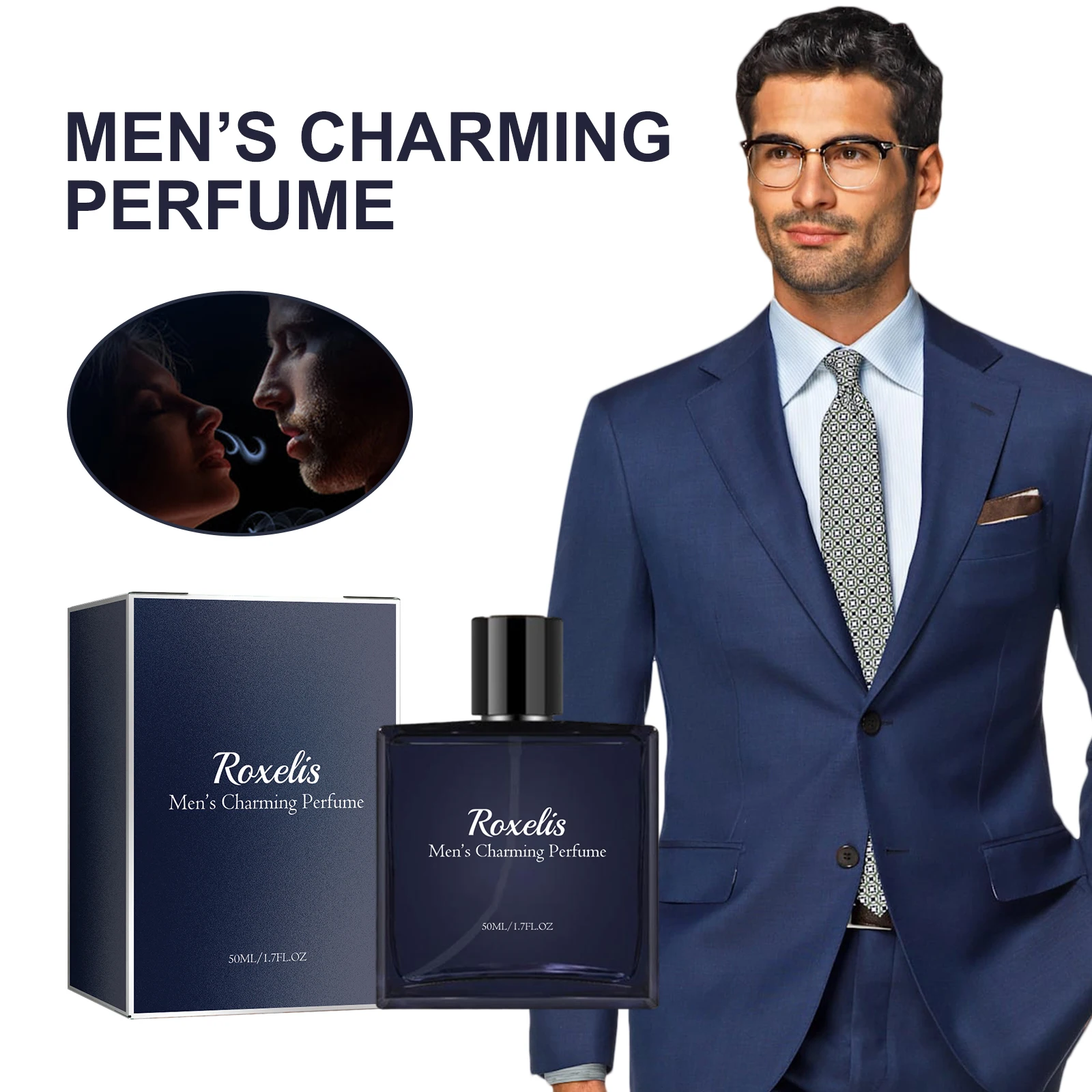 Men's Glamour Perfume Notes: Natural, Fresh and Glamour, Long-lasting Fragrance, Couple's Dating Atmosphere