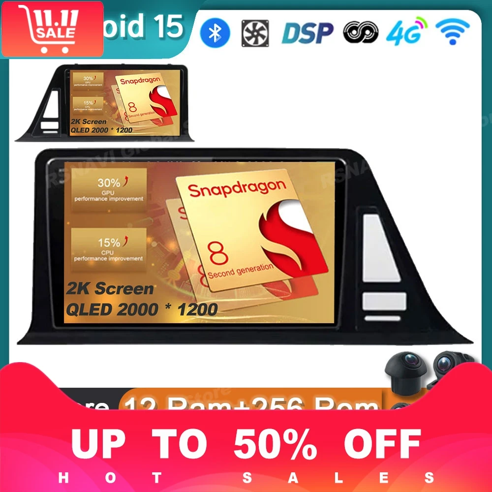 

Car Radio Android 15 For Toyota C-HR CHR 2016 2017 2018 2019 2020 LHD GPS Carplay Multimedia Player Navigation Stereo Auto Audio