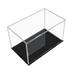 Transparent acrylic display box assembly collection box replaces glass box for displaying action dolls, home storage, and organi
