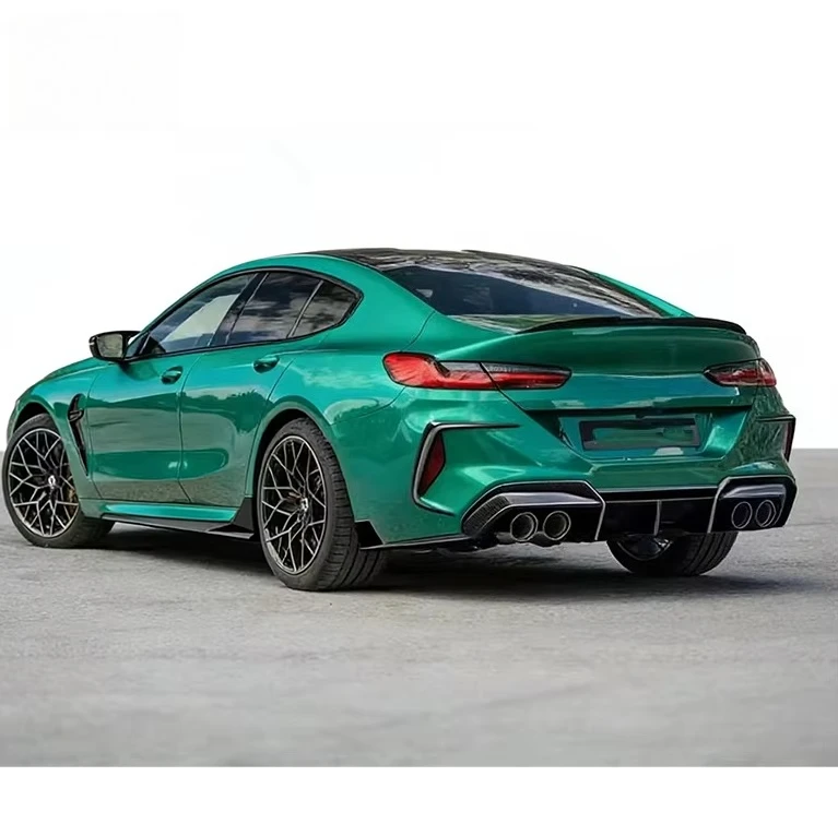 New a Style Dry Carbon Fiber Car Body Kit for M8 F91 F92 F93 Front Bumper Lip Side Skirts Rear Diffuser Screw-On