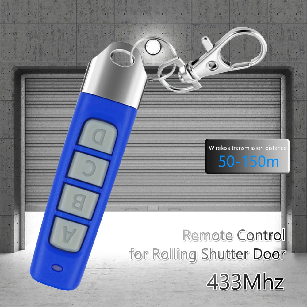 1/2Pcs Clone Learning Code Car Key 315/433MHZ Electric Garage Door Opener 4 Keys