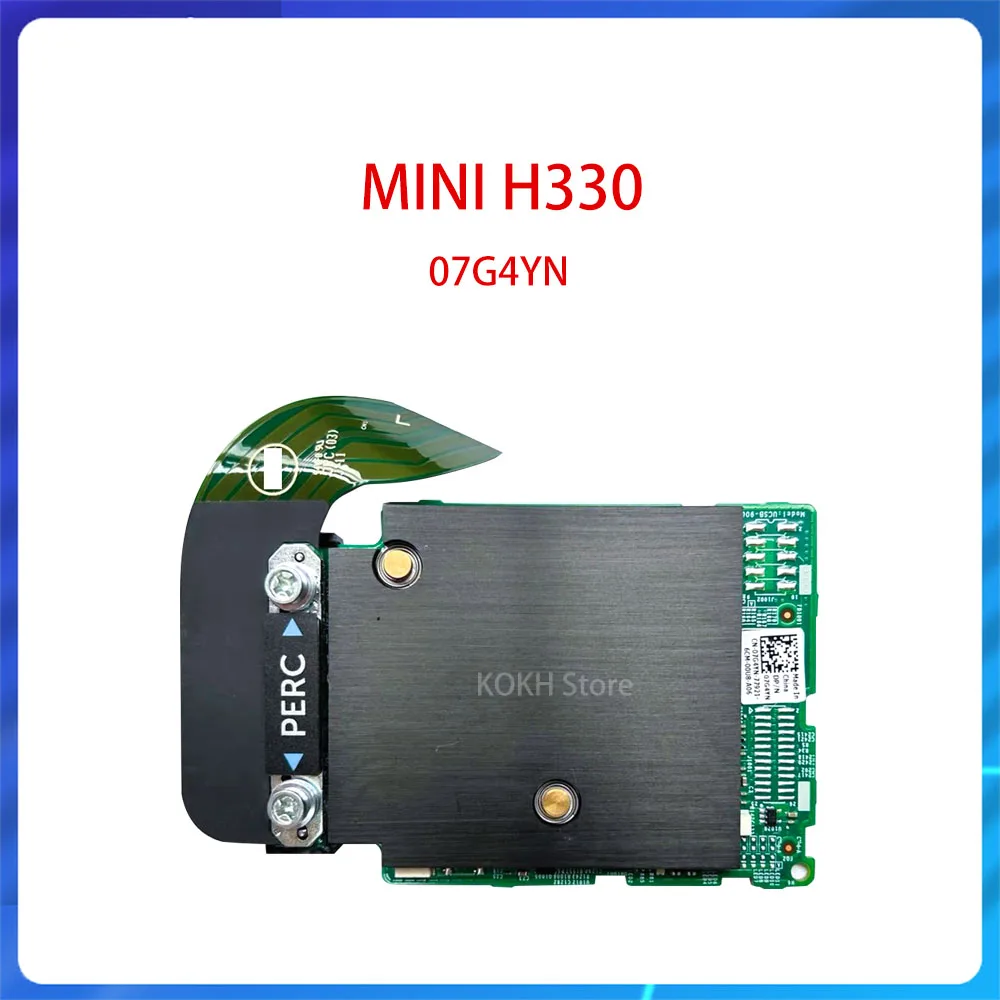 

Оригинал для PowerEdge PERC H330 Mini Blade 8-Port SAS 12 Гб/с RAID контроллер 7G4YN Smart Array 07G4YN карта контроллера массива