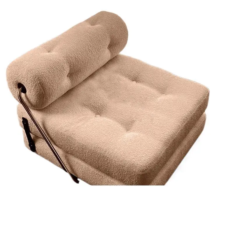 

Single sofa small apartment living room tofu block taji sofa bed folding dual-purpose cream wind module lazy sofa