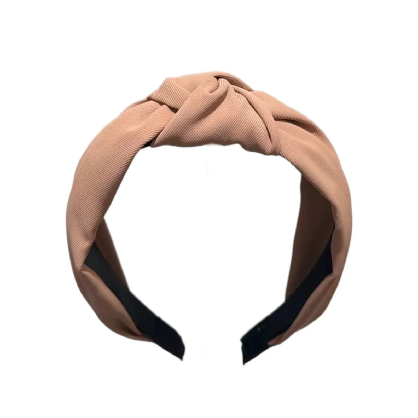 1 STÜCK geknotete Stirnbänder für Damen – modisches dickes Top-Knoten-Design, rutschfest, niedlicher Haarschmuck, Haarbänder in mehreren Stilen – Detail 3