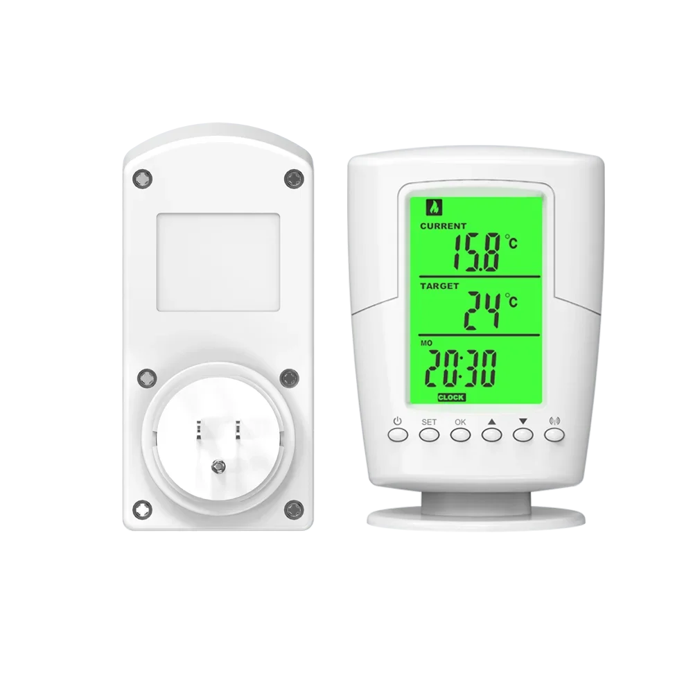 Interruttore ON/OFF del controller del termostato wireless 433,92 Mhz per pannello scaldabagno domestico