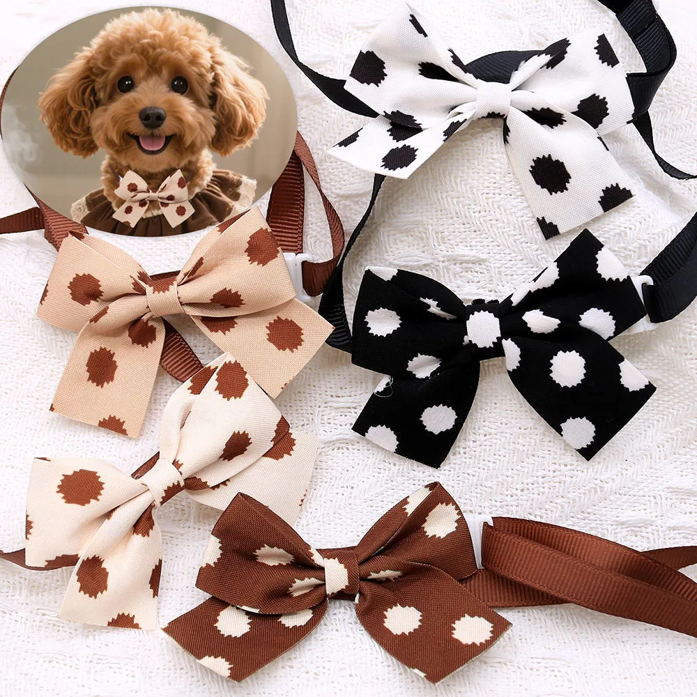 

30 шт., оптовые галстуки-бабочки для собак, изысканные модные галстуки-бабочки для ухода за домашними животными для щенков, галстуки-бабочки для маленьких собак, кошек, украшения для ухода за больными
