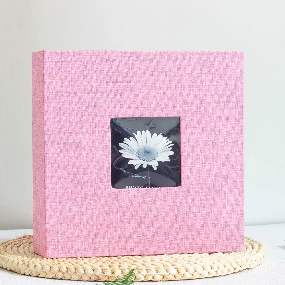 New 6 Inch 200 Pockets Photo Album Laminated Insert Pocket Slip-in Picture Albums Large Capacity Photo Storage Home Storage